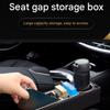 Universal Leather Vehicle Storage Solution For Driver Seat Area Works In Most Cars Stores Phone Sunglasses And Cup