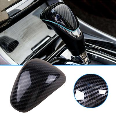 ABS Kohlefaser Stil Auto Schalthebelknauf Abdeckung Zierleiste Für Honda Accord 2013-2017