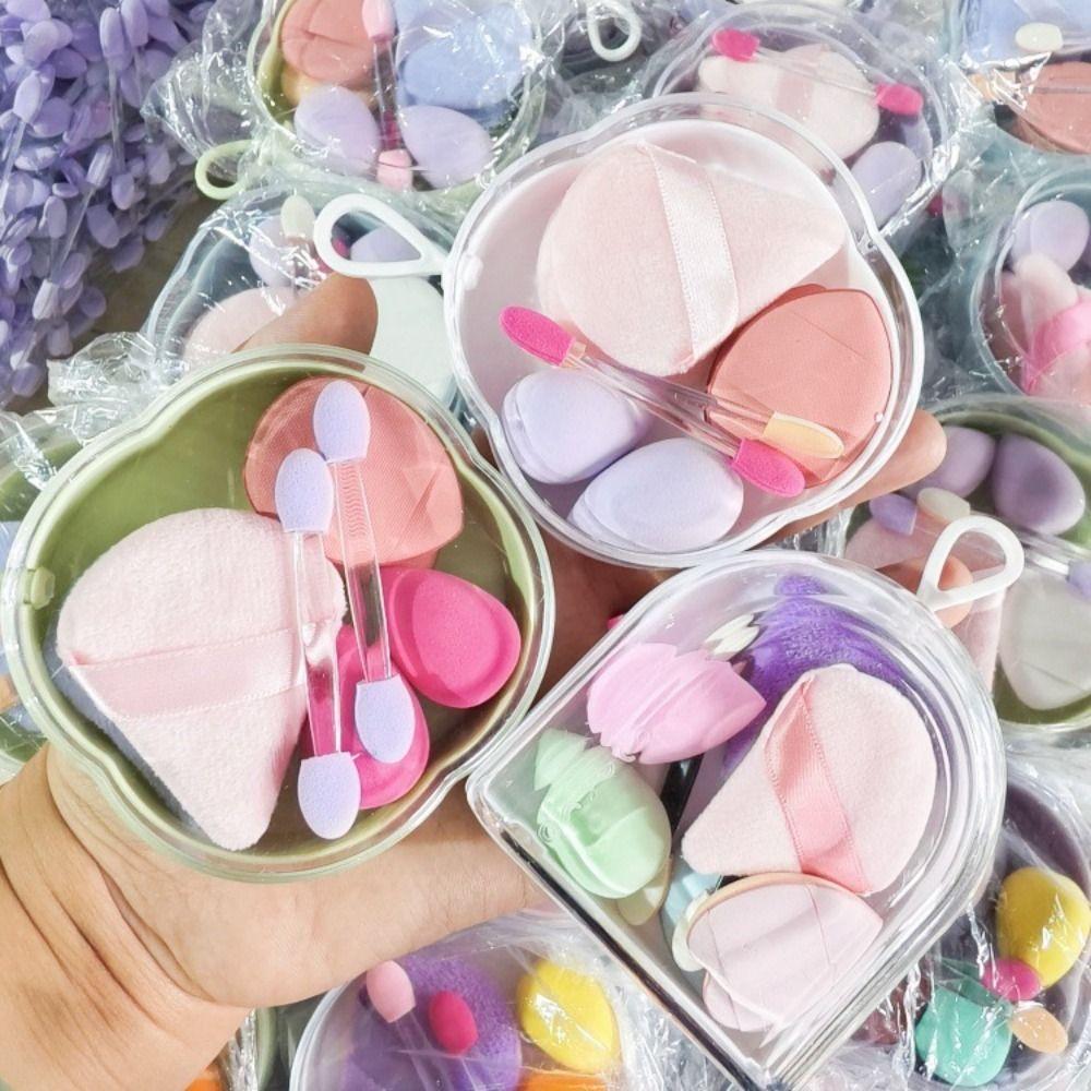 3Box Breathable Makeup Sponge Set Mini Powder Puff Set Beauty Egg Set  Travel Essential