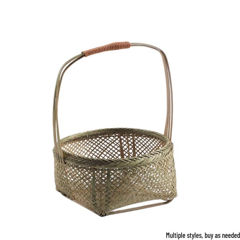 Handmade Bamboo Woven Baskets and Trays