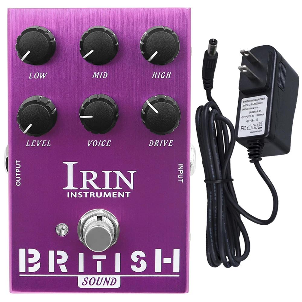IRIN AN-31 Guitar Pedal British Sound Rock Amp Simulator Effect Brit-Rock Era BluesBreaker Overdrive Guitar Pedal with Adapter