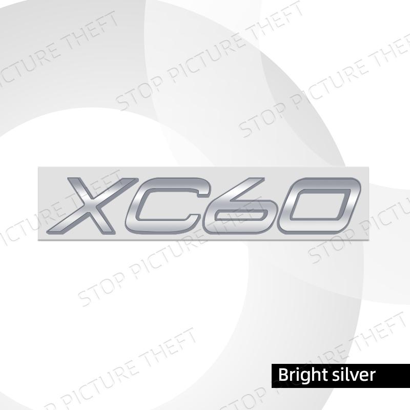 Metal Alloy For Volvo XC90 XC60 XC70 XC40 AWD Logo Car Trunk Fender Sticker Decoration Emblem Badge Accessories Glossy black