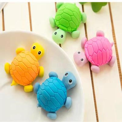 Creative Cartoon Turtle Puzzle Eraser for Students
