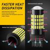 102H 3157 3156 LED Reverse Bulb Backup Signal 2800LM Light 6000K Pair 12V Bright