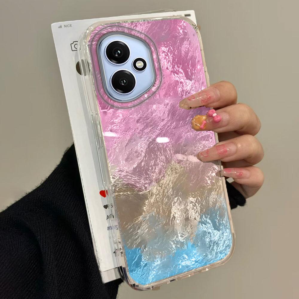 Phone Case Dopamine Pink Purple Blending for Honor X9c 400 Lite 200 Pro 90 X8b X7d X9a X9b X8c X8a X7c X7b Vortex texture Cover