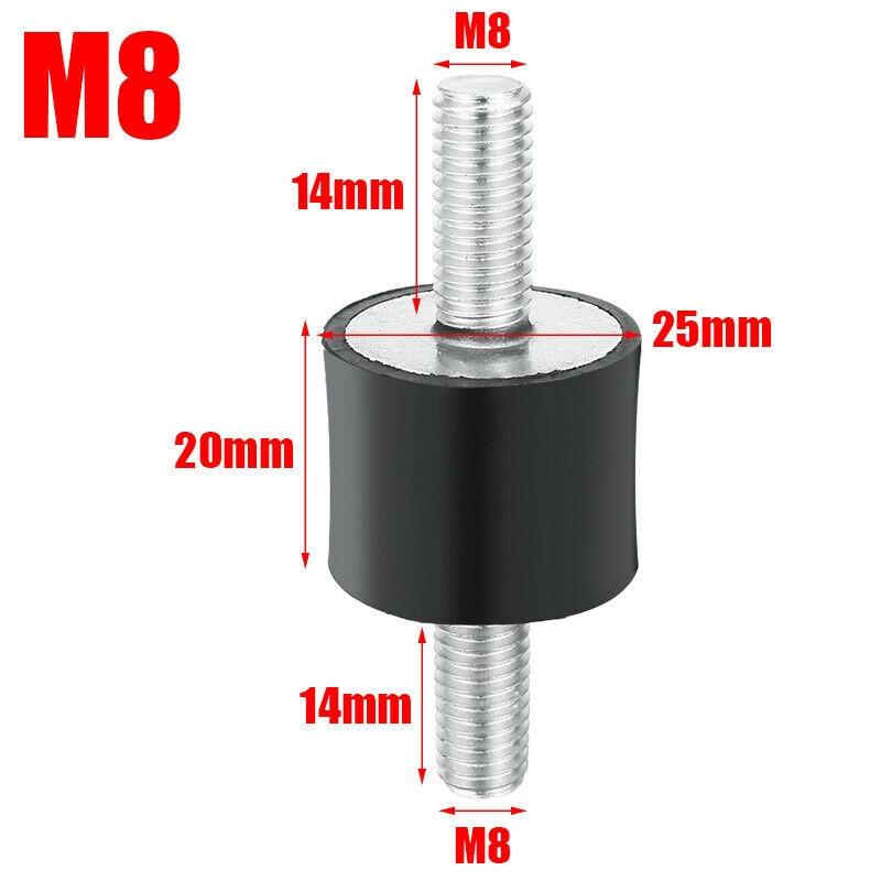 4pcs Rubber Buffer Accessories Damper Silent M5 M6 M8