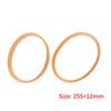 Electric Planer Belt Drive Belt Woodworking Tool NF90 Model Orange PU 0.47inch Width 12mm Width 255mm For NF90