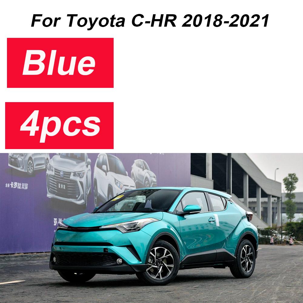For Toyota C-HR 2018 Accessories IZOA 2018- 4PCS Front Muds Mudguard Splash Guards Rear Muds Fenders Wheels Car Accessories
