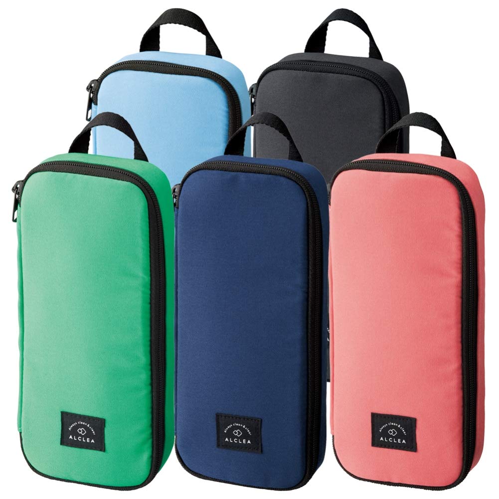 LIHIT LAB ALCLEA Box Pencil Case, Large, Navy, A7924-11