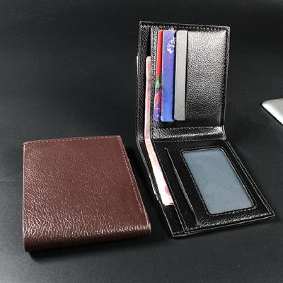 Borse per carte di protezione vintage Portafogli pieghevoli Portamonete per uomo con foto Portamonete sottili Porta carte di credito per denaro aziendale