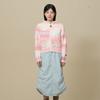 Gradient Nordic Cardigan  Pink 