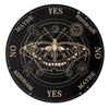 Tablero de Péndulo de Madera Luna Estrella Adivinación Energía Placa Tallada Tablero de Meditación Curativa Adornos Altar Metafísico Tablero Ouija
