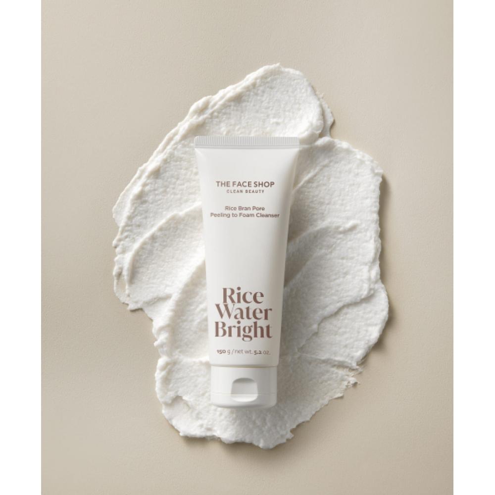 The Face Shop Beautiful Bright Rice Bran Pore Peeling To Foam 150g