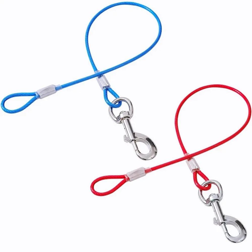 Dog Leash Extend Rope Dogs Leashes Chew Proof Extend Leash for Dog Walking Stainless Steel Dogs Chain Traction Rope Pet Chain