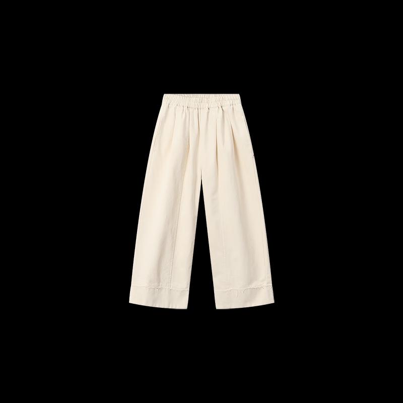 Mengtejiao Girls' 2026 Loose Straight-Leg Casual Pants