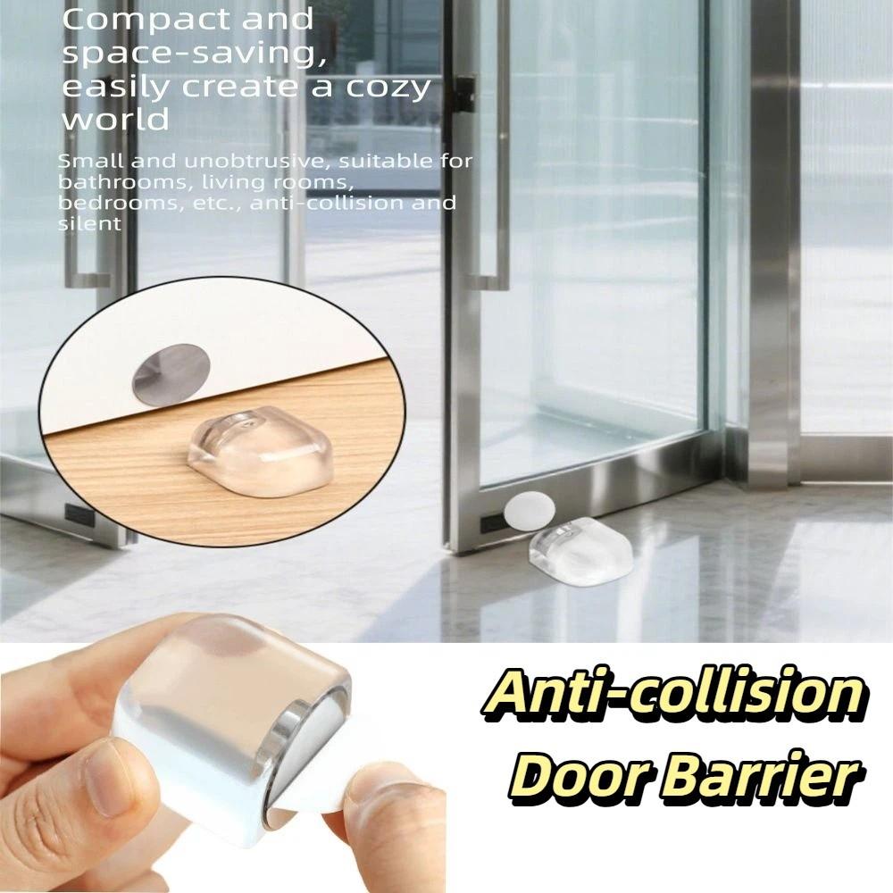Heavy-Duty Magnetic Door Stop Strong Magnetic Magnetic Floor Door Stopper  Glass Door