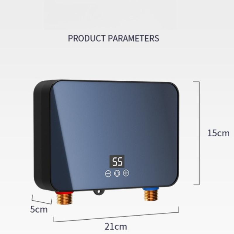 

Instant Small Kitchen Water Heater Household Temperature Adjustable Water Heating Machine Bathroom Shower Hot Water Device