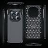 For Xiaomi Redmi Note 14 Pro 5G/Poco X7 5G Case Carbon Fiber Texture TPU Phone Cover Heat Dissipation