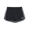 MLB New York Yankees Color Block Comfortable Casual Shorts Women Shorts Black 3FSMB0743-50BKS