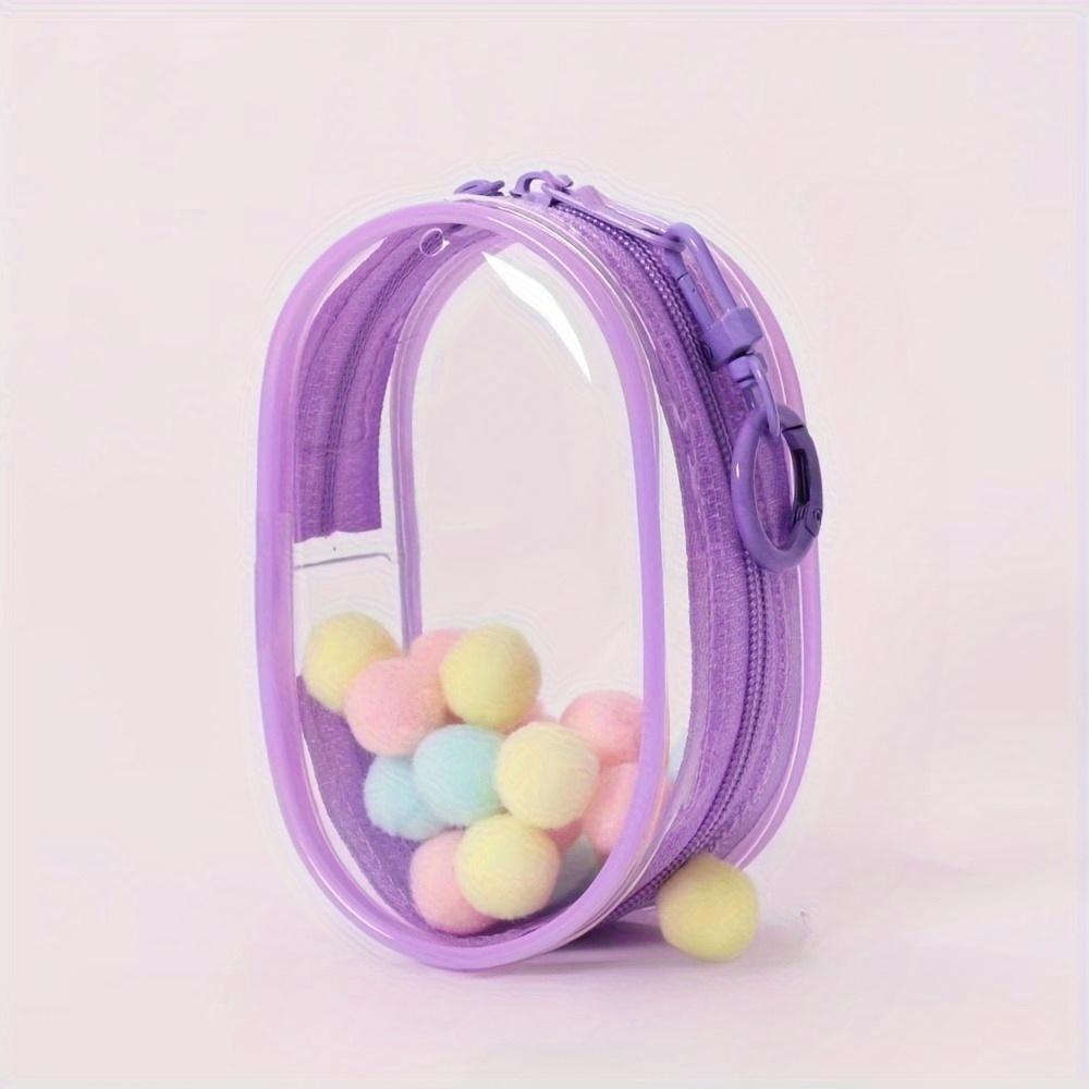2pcs PVC Headphone Case Portable Travel Storage Bags Blind Box Bag Chargers Cables and Headphones Multifunctional Storage Bag