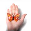 Single-Layer Butterfly Decorative Garden Stakes Home Decoration Vase Filling Garden Decoration Realistic 3D Butterfly Design