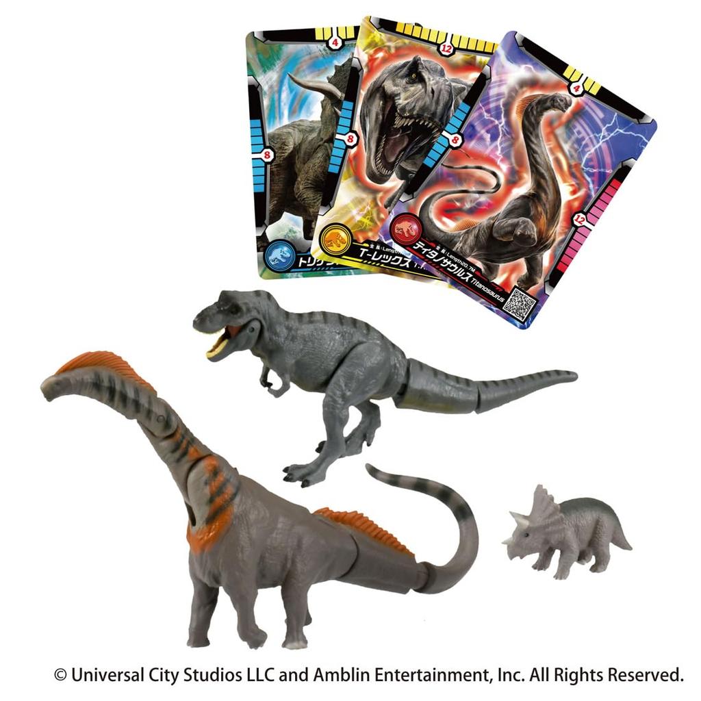 TAKARA TOMY Ania Jurassic World Land Titanosaurus DX Set Animal Dinosaur Toy for Ages 3 and Up