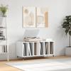 VidaXL Record Cabinet High Gloss White 100x38x48 Cm Engineered Wood 831742