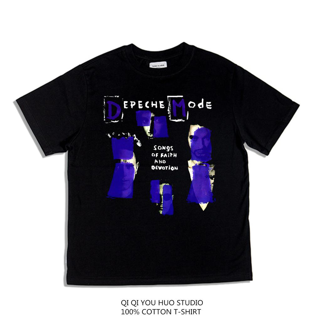 2025 Męska Damska Koszulka Casual Depeche Negative Czaszka Moda T-shirt Graficzny Oversize Sportowe Topy Odzież Streetwear Topy
