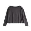 NEIWAI Women's Summer Skin Friendly Loose Dance Basic Longsleeved T-shirt