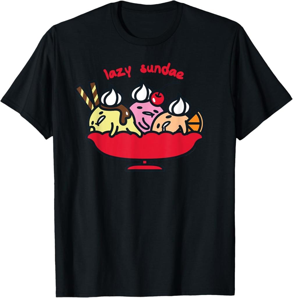 Gudetama Líné vejce Líný pohár Nedělní zmrzlina Tričko