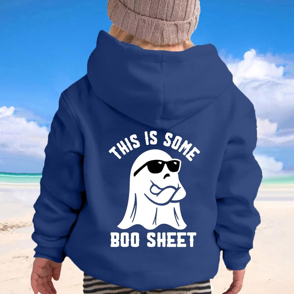 Children's Boys' Fashion Halloween Printed Hoodie Sweatshirt