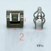 10 Pezzi Fermo Rivetto Fastener a U Universale per Console Centrale Cruscotto Auto Clip Metalliche per Pannelli Trim Auto