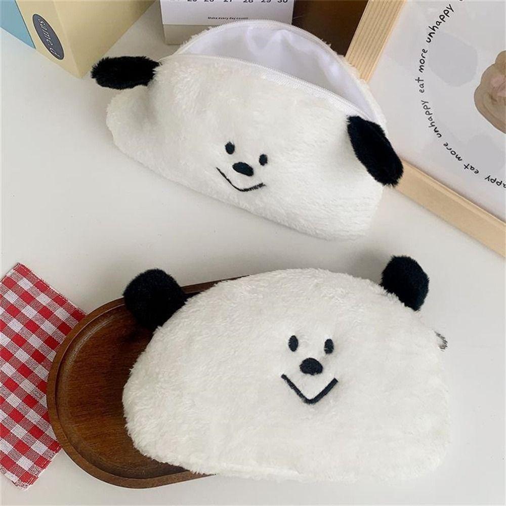 Stuffed Bag Plush Pencil Case Large Capacity Studnet Pen Bag Stationery Storage Bag  Grils Gift