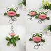Fun Charming And Green Plush Frog Keychain Cartoon Toy Perfect For Gifts Girls