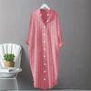 2026 Women's Loose Fit Printed V-Neck Long-Sleeved Shirt