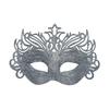 Half Face Design Glitter Crown Mask Sparkle Finish Role Playing Mask Party Mask Accessory  Adults