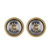 2 Sets Antique Furniture Hardware Handle Knob Zinc Alloy Round Single Hole Cabinet Door Handle