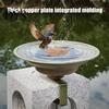 Outdoor Garden Bird Bath Accessories Copper Disc, Water Purifier Pure 3 Point Decorative Waterscape Support, 4 Inch Purification Disc for