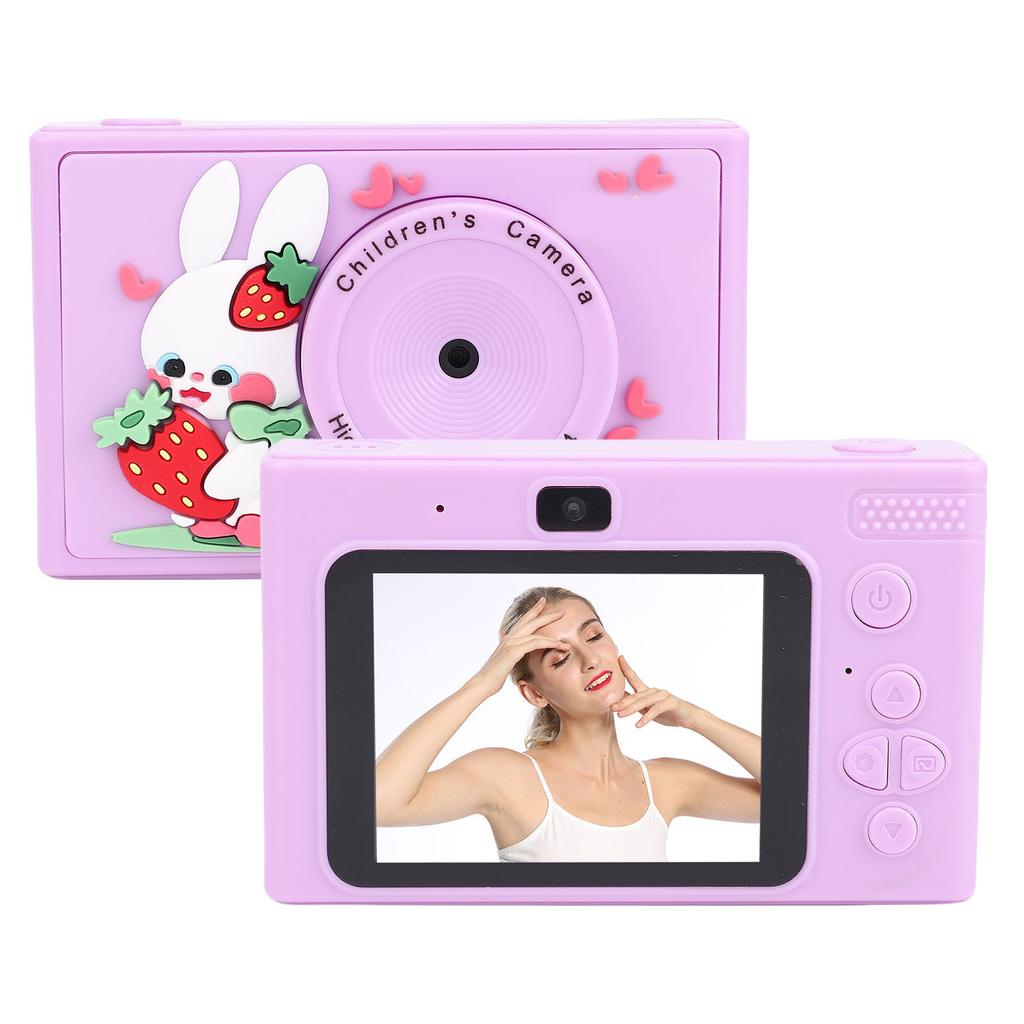 Digital Camera 2.4in Screen Dual Lens 48MP HD Photo 1080P Video Multi Filters Games MP3 Rechargeable Kids Camera