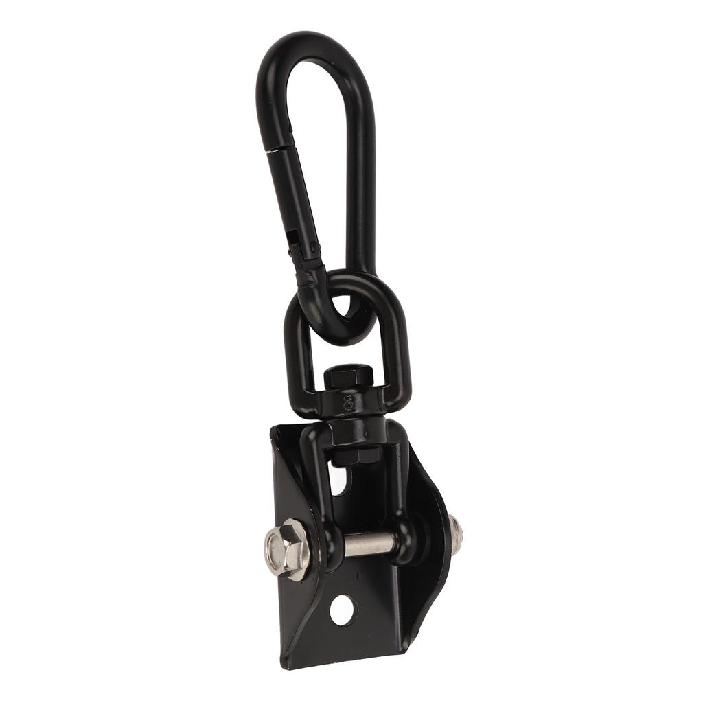 Hammock Hanging Hook Stainless Steel 360 Degree Rotate Strong Bearing Hammock Hanging Kit for Outdoor Use Black