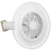 Yamazen Light Guide Plate with FAN, LED Mini Light, Color Adjustment/Dimmer Type, Left/Right Angle Adjustment Function, Equivalent To 60W Incandescent