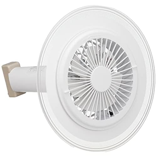 Yamazen Light Guide Plate with FAN, LED Mini Light, Color Adjustment/Dimmer Type, Left/Right Angle Adjustment Function, Equivalent To 60W Incandescent