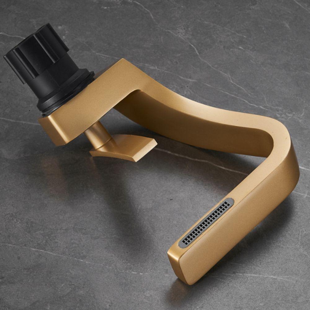 Black Chrome Basin Faucet Brushed Gold Mixer Tap Premium Quality Bathroom Sink Faucet  Basin Sink