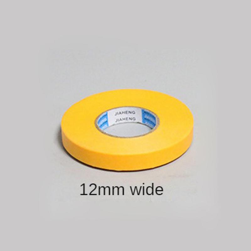 50 Meters Masking Paper Tape High-viscosity Separation Single Side Spray Paint For Decoration Yellow Paper Home Improvements