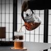 Transparent Glass Steaming Teapot Set with Electric Cooker