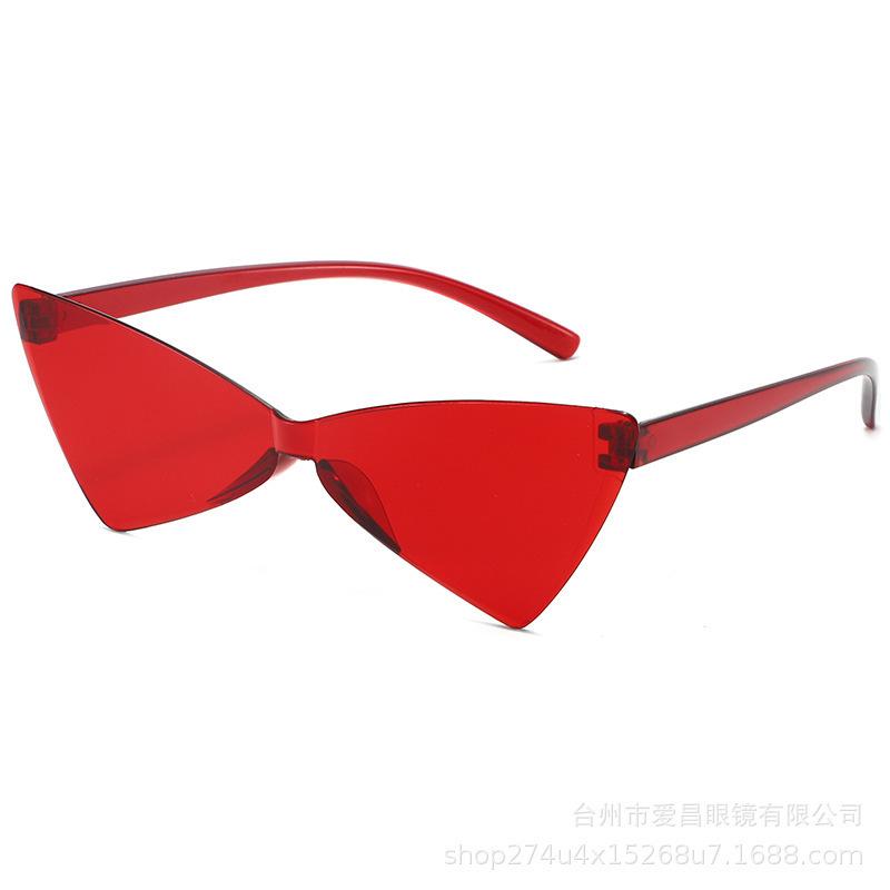Personality Butterfly Frame Sunglasses Trendy Street-Style Candy-Colored European and American Cross-Border Glasses KJ135