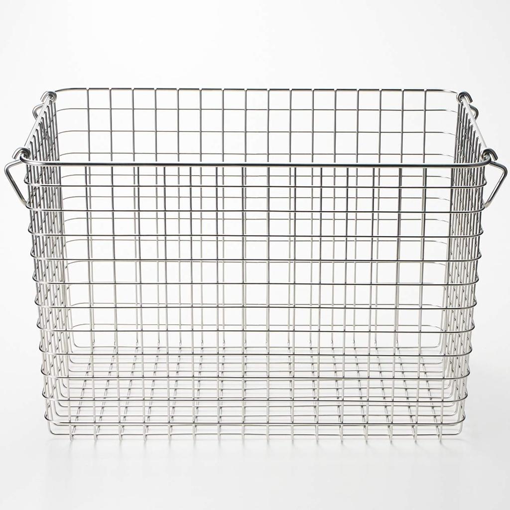 MUJI Καλάθι από Ανοξείδωτο Ατσάλι 37cm Π x 26cm Β x 24cm Καλάθι 5, Περίπου. H, 44831502,