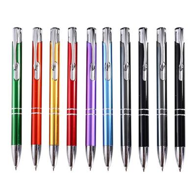 Metal Ballpoint Pen with Pen Clip Signing Pen Office Signature Pen