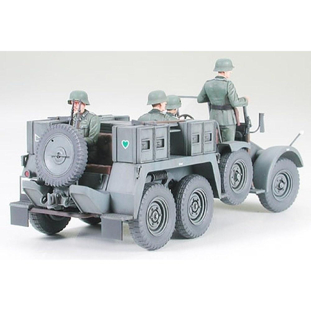 Tamiya 1/35 Military Miniature Series No.259 German Army Krupp Protze 6×4 3.7cm Anti-Tank Gun Towing Model Kit 35259