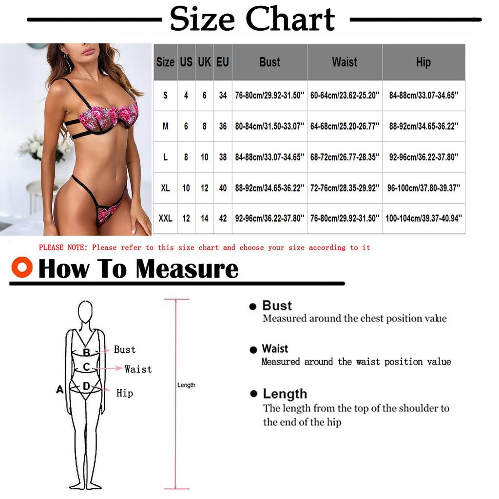 Women Lace Embroidered Lingerie Set Sheer Mesh Bra and Panty Two Piece Underwear Set Adjustable Straps and Hook Closure